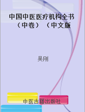 中国中医医疗机构全书 （中卷） （中文版）2