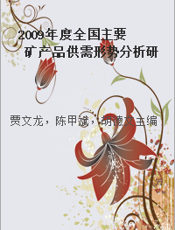 2009年度全国主要矿产品供需形势分析研究